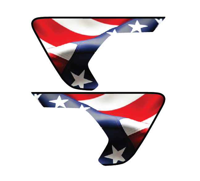 American Flag Vent Decals (Full Color)