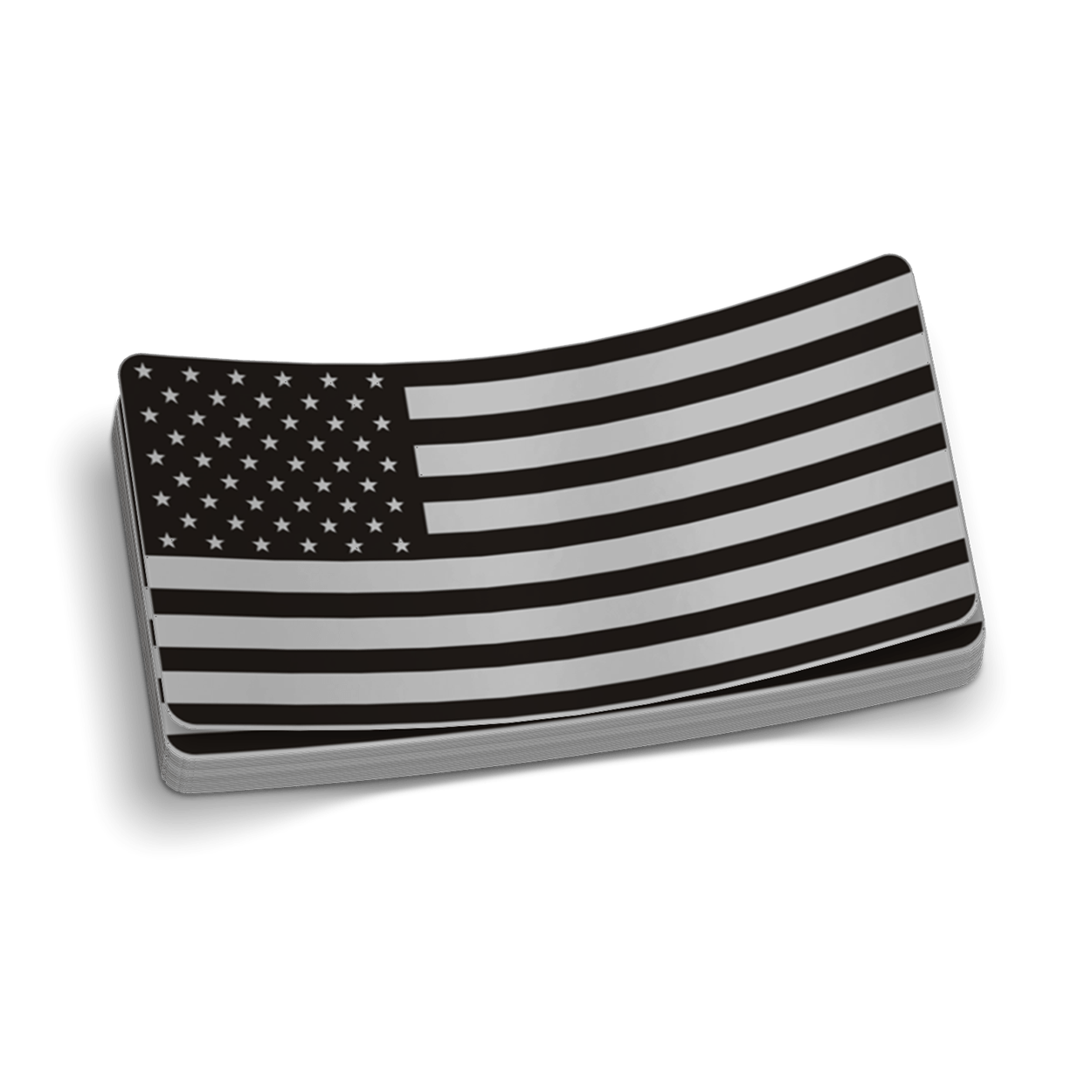 Ghost Flag Hard Hat Decal
