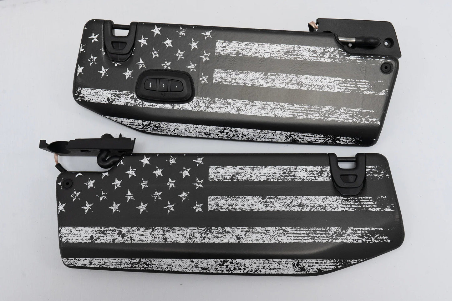 Freedom Series Sun Visor Overlays (Printed Series) - 2018+ Jeep Wrangler JL / Jeep Gladiator JT