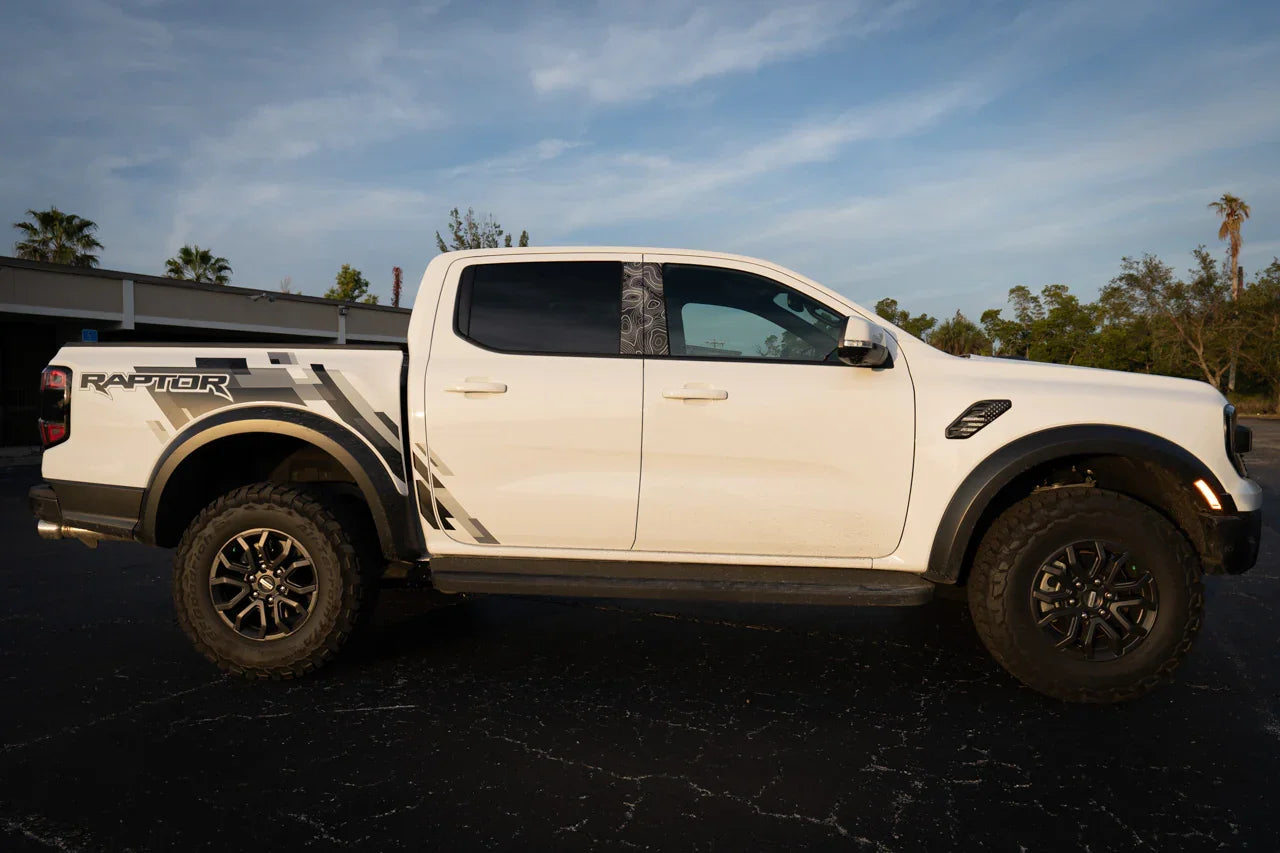 American Flag Fender Vent Overlays - 2024+ Ranger Raptor