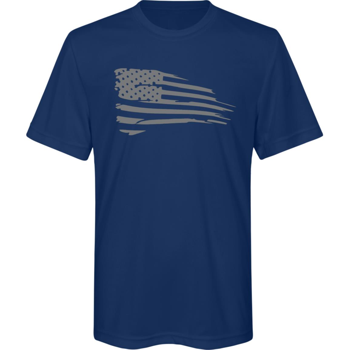 Distressed Flag Kids Zone Tee