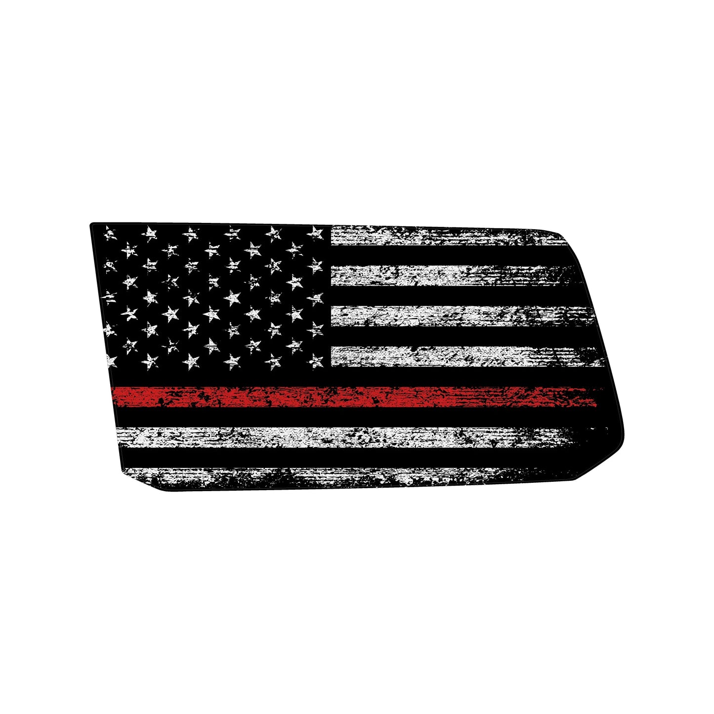 American Flag Rear Window Overlays V2 (Perforated) - 2024+ Land Cruiser