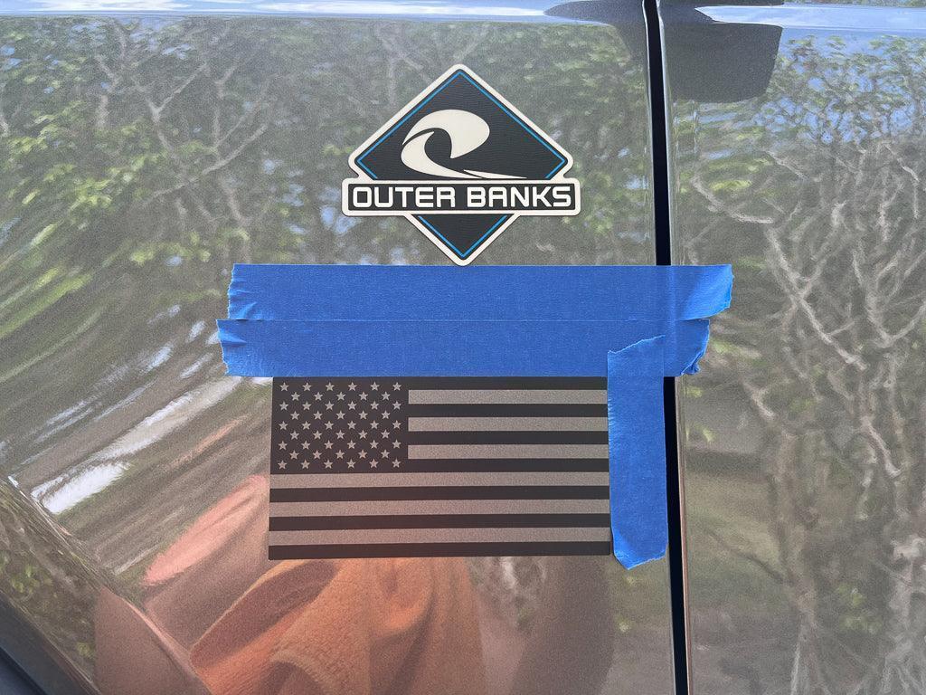 Printed Series American Flag Fender Stickers - 2021+ Bronco / Bronco Sport / Jeep / Universal
