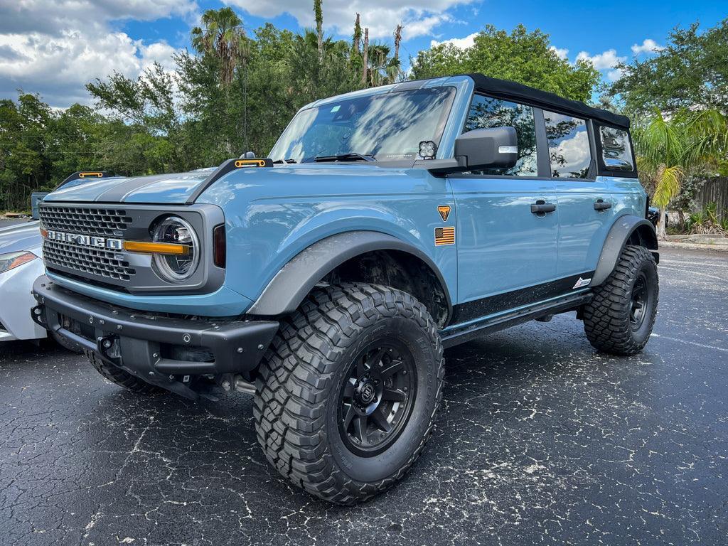 Printed Series American Flag Fender Stickers - 2021+ Bronco / Bronco Sport / Jeep / Universal